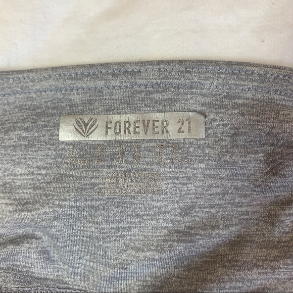 Grey Forever21 Workout Leggings - Picture 3 of 9